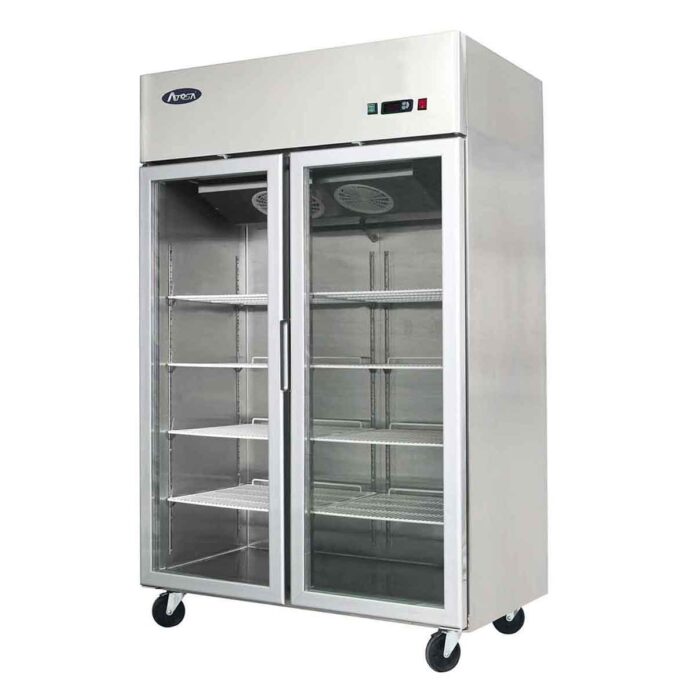 Double Glass Door Freezer